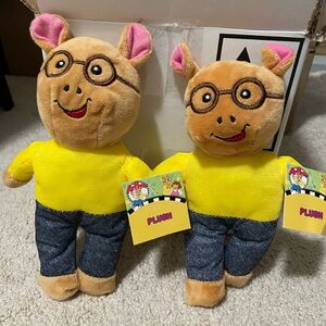 PBS Kids Arthur 9" Plush 2023 Marc Brown Stuffed Toy NEW